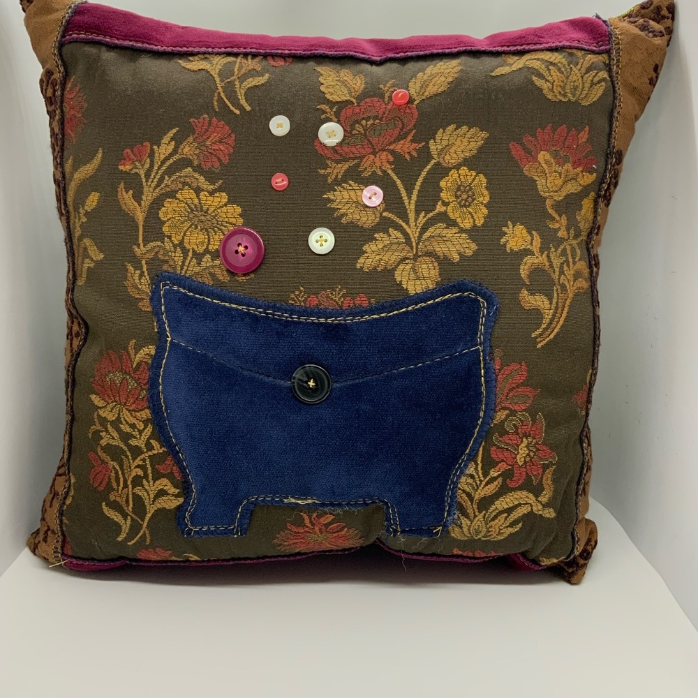 Whimsical Witchy Cauldron Pillow